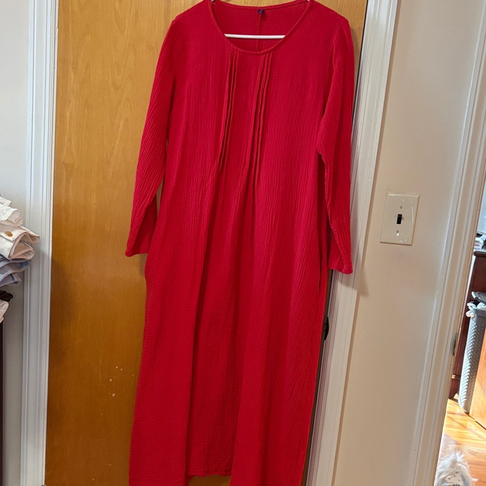 Elegant Red Women's Dress